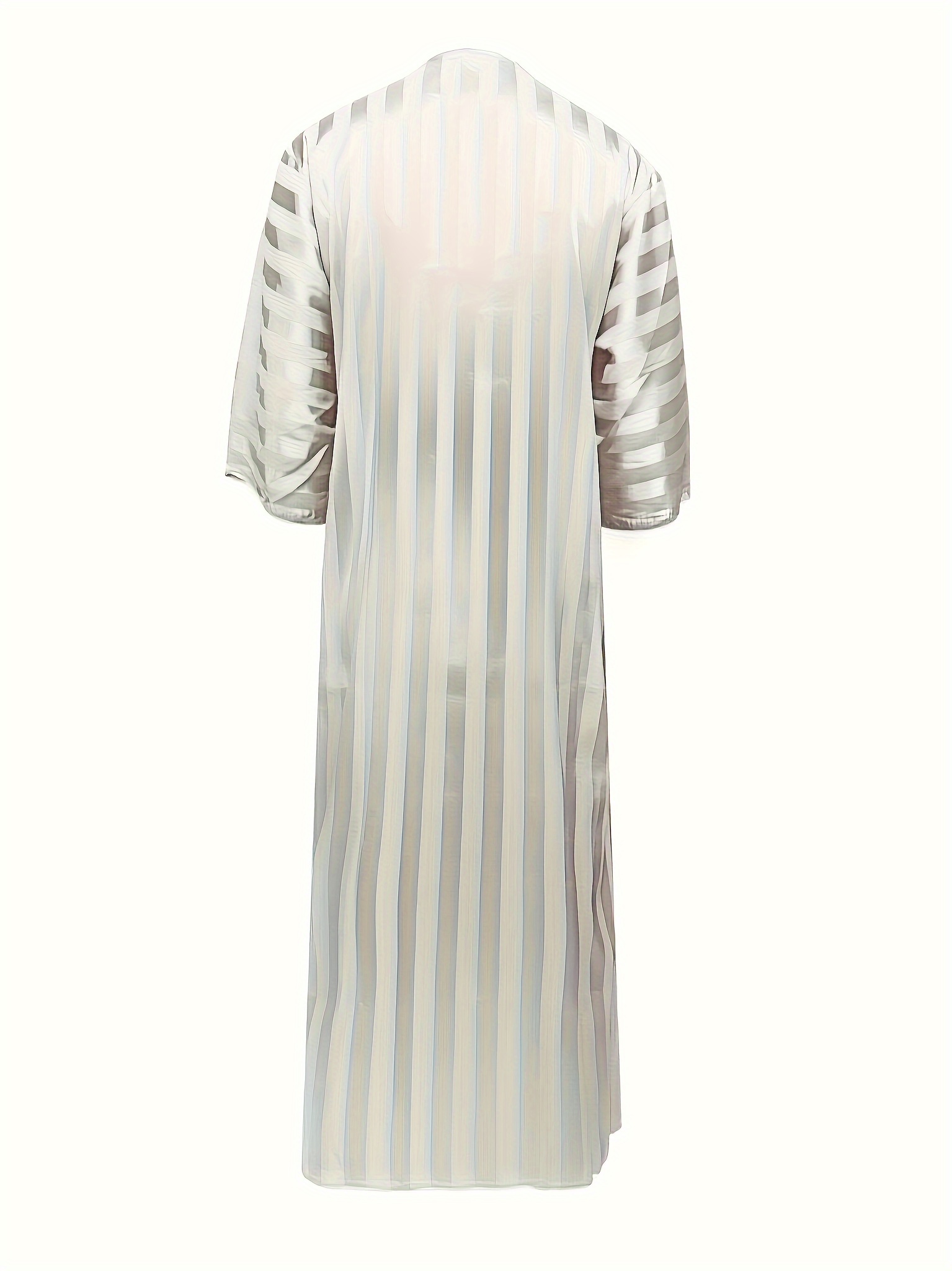 Nouvelle collection 2026 : Vêtements marocains et de Dubaï, rayés, à manches longues, brodés, style Arabie Saoudite