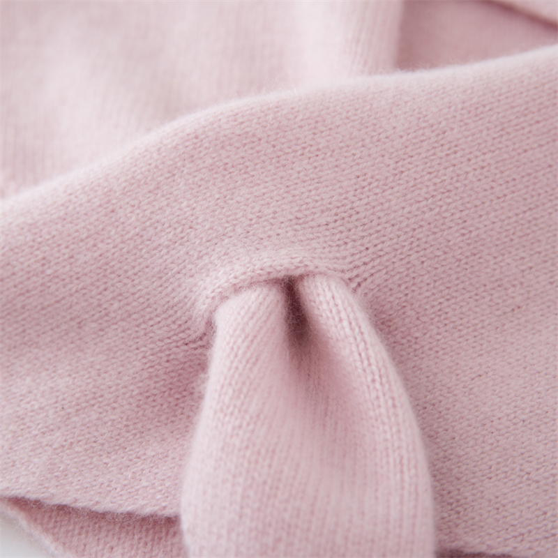Écharpe 100% cachemire pour femmes, automne-hiver, polyvalente, chaude, douce pour la peau, écharpe triangulaire tricotée tendance pour filles, 6 couleurs