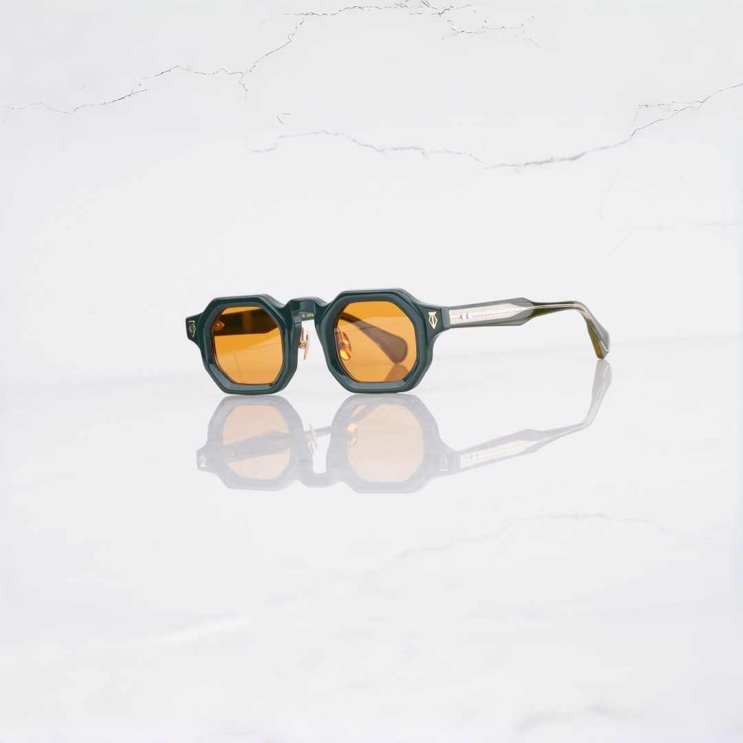 Lunettes de soleil LTEN-RI, monture en acétate solide, inspiration cage à oiseaux, design unique, tendance, rétro, classique, UV400, haute qualité, unisexe