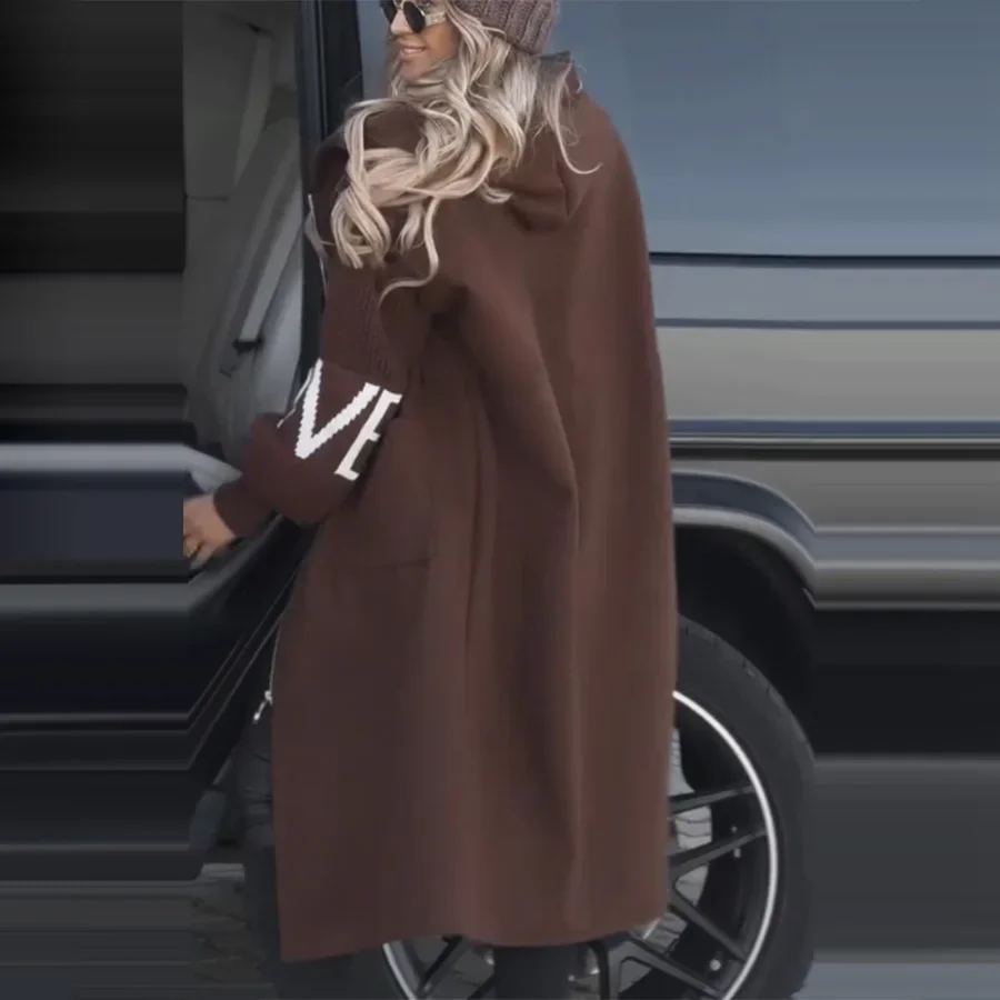 Manteau parka long pour femme, blanc, à capuche, épais et chaud, nouvelle collection printemps, élégant, décontracté, tendance, vêtements pour femmes