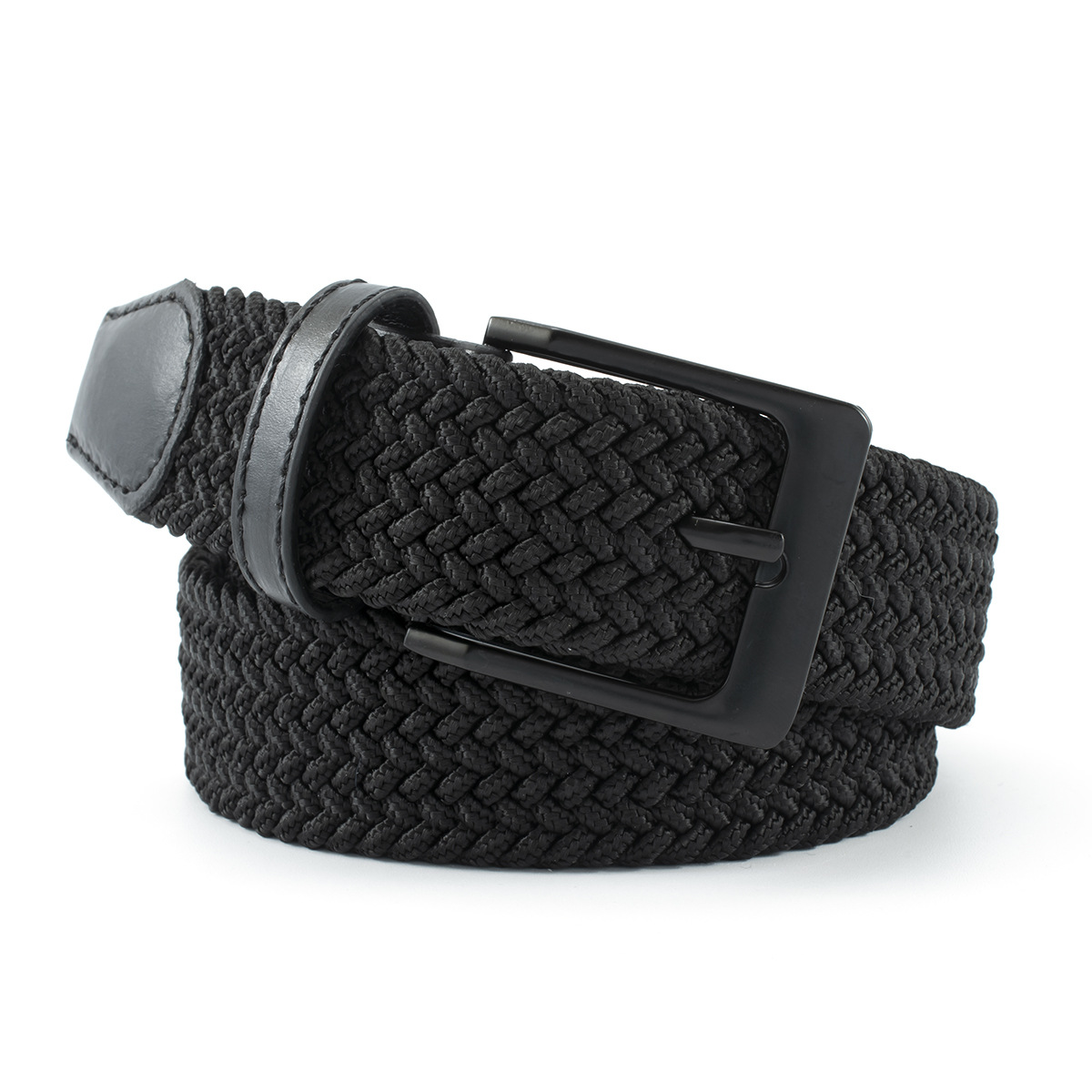Ceinture de pantalon élastique respirante pour homme, ceinture décontractée en alliage, structure tissée