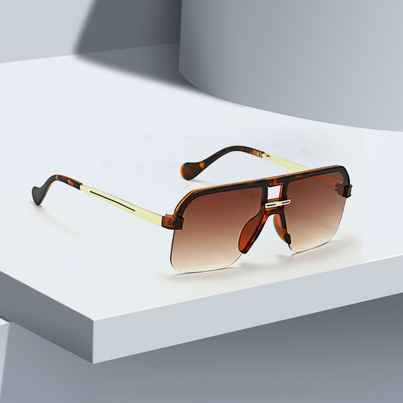 Lunettes de soleil carrées à monture transparente pour femmes, verres dégradés jaunes et roses, mode moderne, cadeau pour un ami, nouveau, 2025