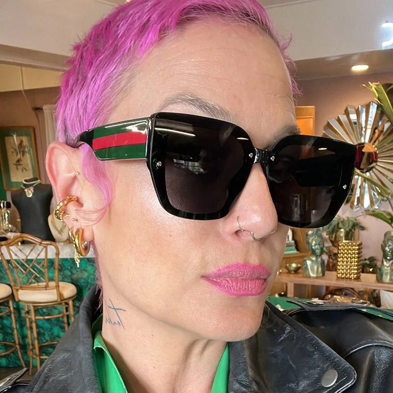 Lunettes de soleil de marque de luxe pour femmes, de haute qualité, de styliste, ombre, respirantes