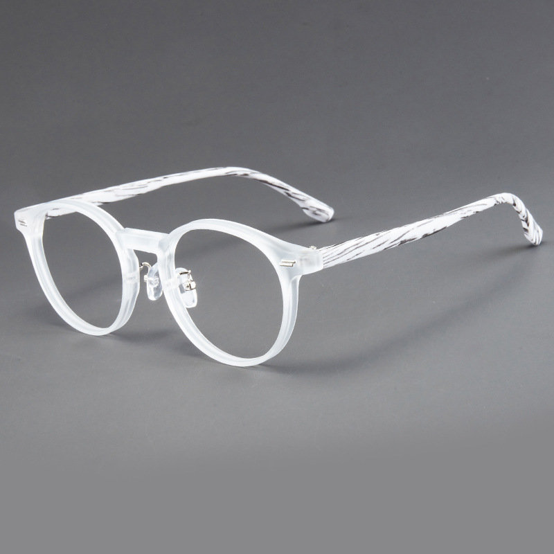 Lunettes de lecture anti-lumière bleue à monture ronde de style japonais pour hommes et femmes, style jeune