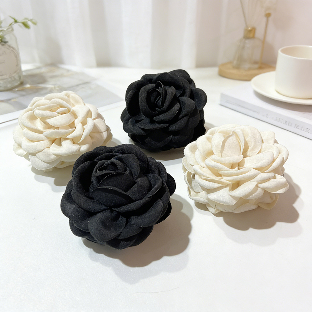 2 pinces à cheveux en satin rose, accessoire capillaire exquis et magnifique, robuste et durable, adapté aux mariages et aux rendez-vous.