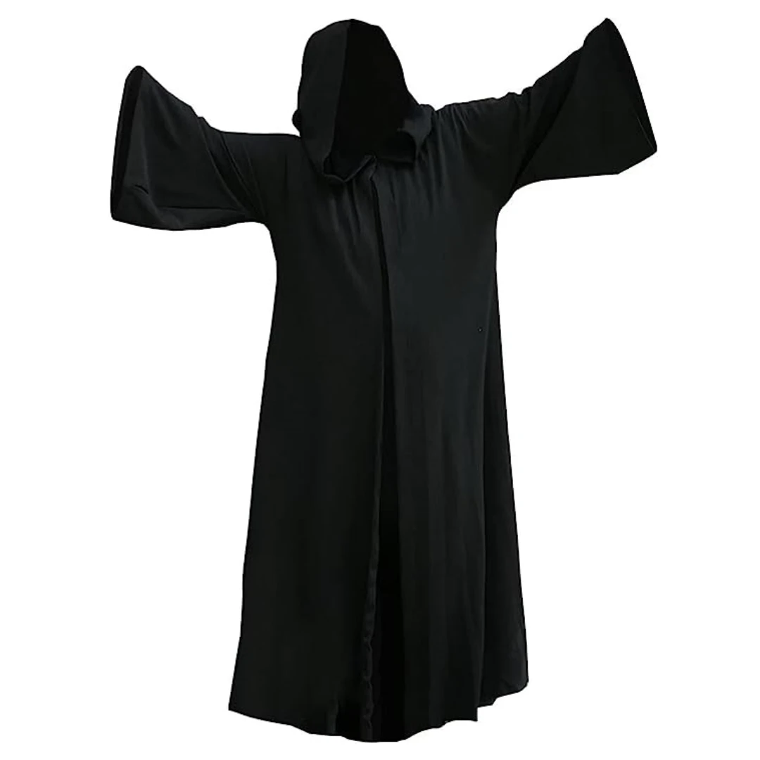 Avec capuche Robe de prêtre tenue cape médiévale Halloween pour scène Cosplay Robe Jedi Cape de chevalier Robe de moine médiévale Costume