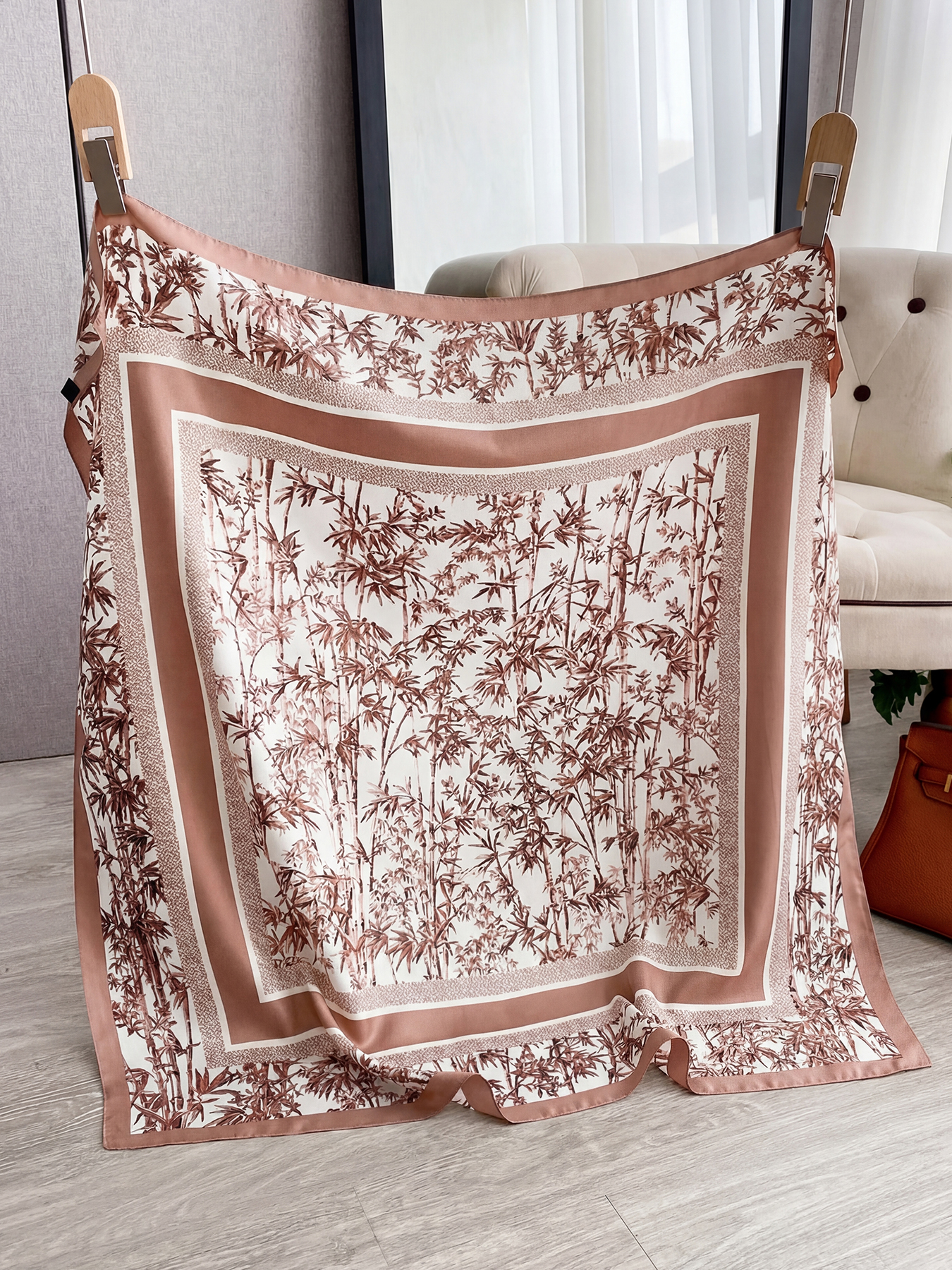 Écharpe carrée en soie de luxe 90*90cm pour femme, châle de cou élégant, foulard, bandana, hijab, doux et soyeux