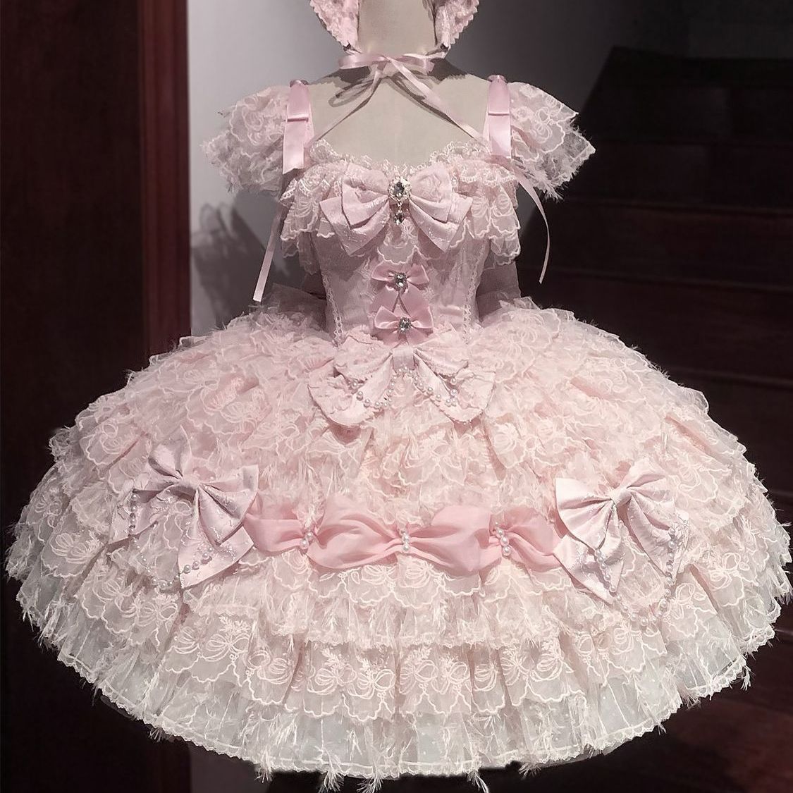 Robe Lolita gothique vintage pour femmes, style victorien, dentelle, volants, manches longues, style princesse, robe de fête quotidienne, cosplay