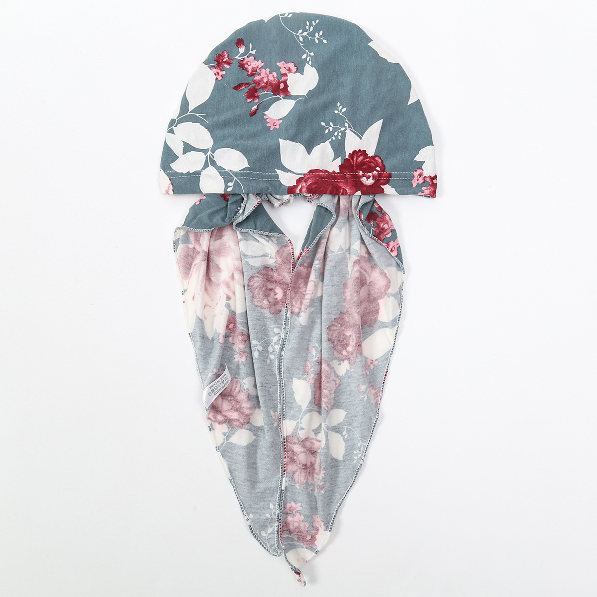 Bonnet turban à longue queue élastique pour femmes musulmanes, bonnets à tête ronde, coiffure imprimée, bonnet doux, Hijab musulman, Ramadan, mode, portable
