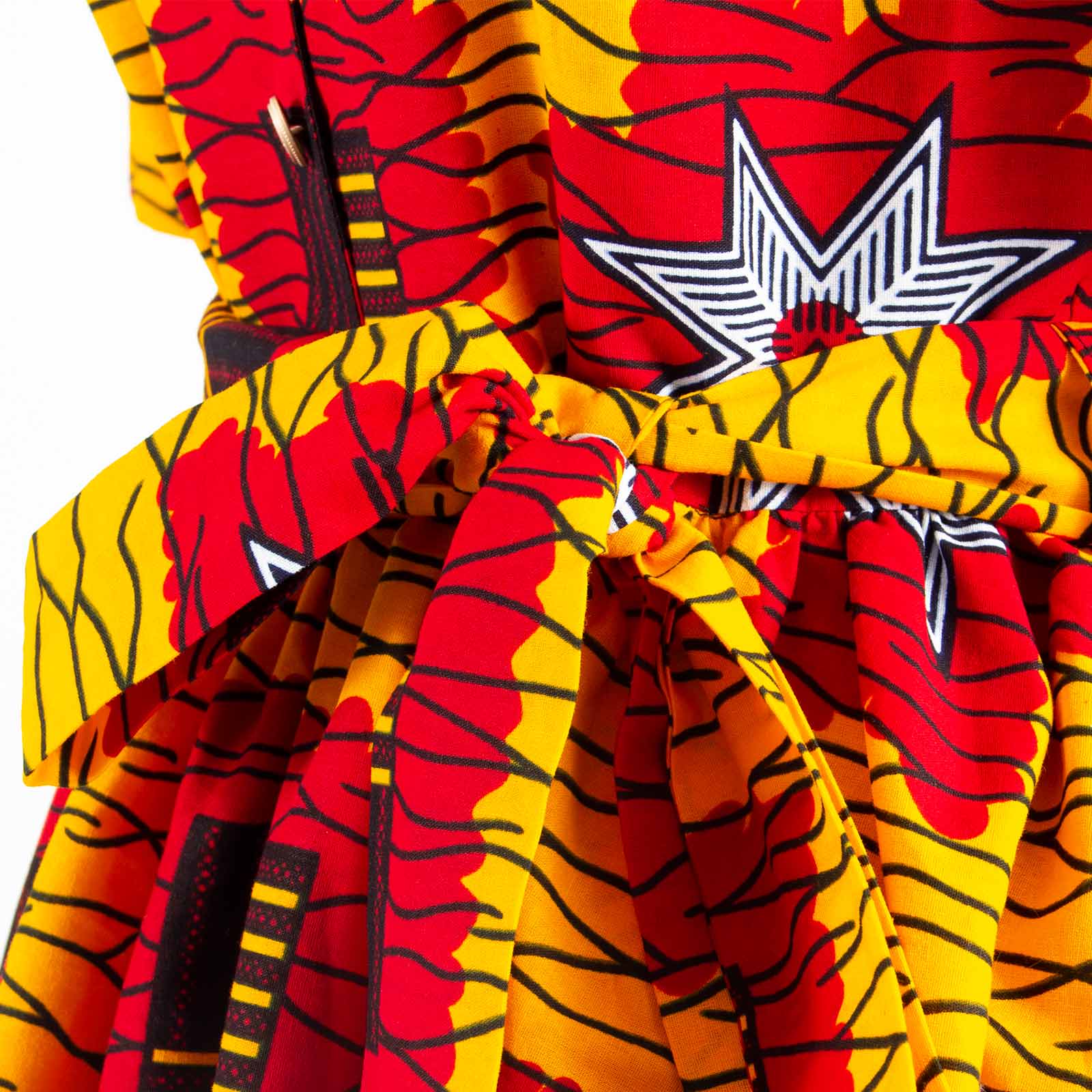 Robes africaines pour femmes, manches courtes, col en v, taille haute, tissu Ankara imprimé, robe formelle en pur coton, Bazin Riche, S 2025072