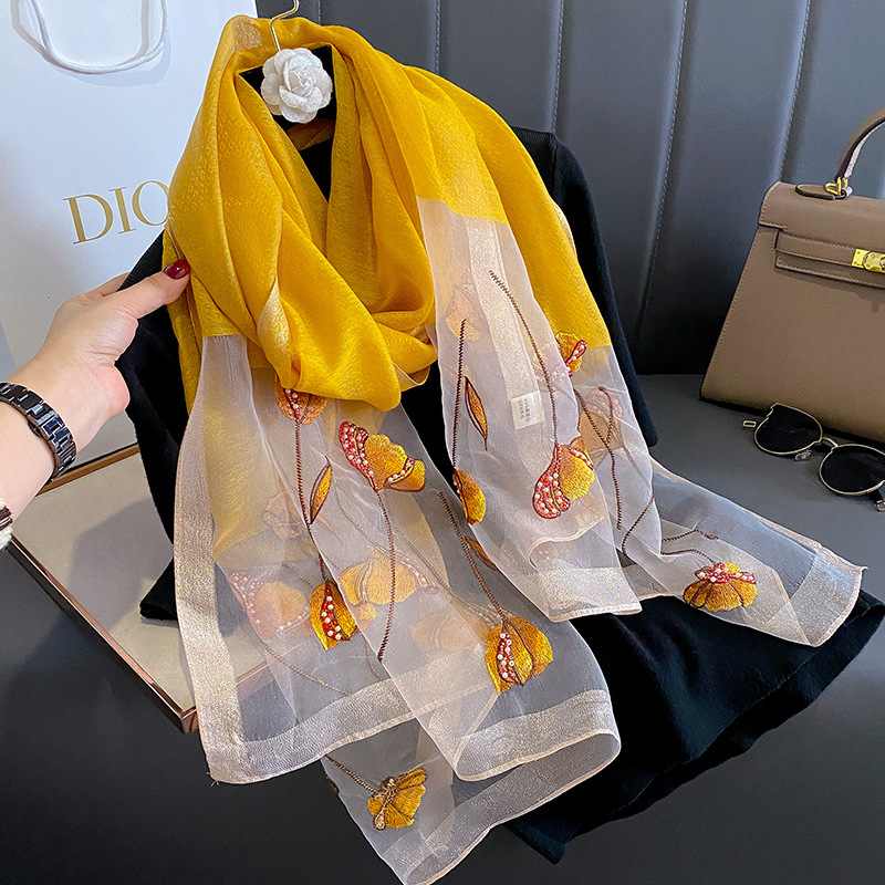 Écharpe en laine pour femme, châles pour femme, hijab chaud, long bandana, pashmina, poncho, marque de luxe, solide, été, hiver