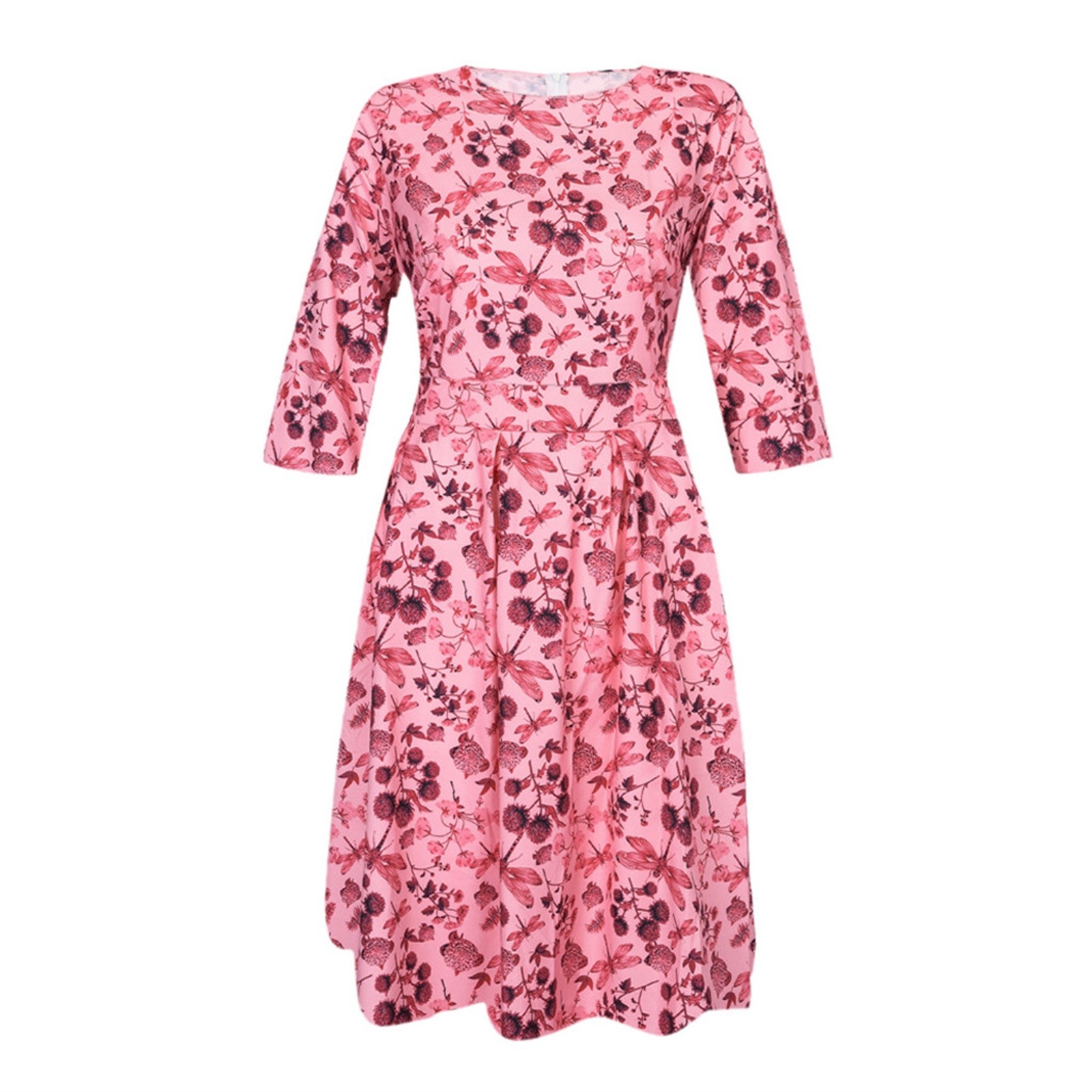 Robe longue d'été pour femme, imprimé floral, style bohème ample, élégante pour soirée, vintage avec poches, collection 2026