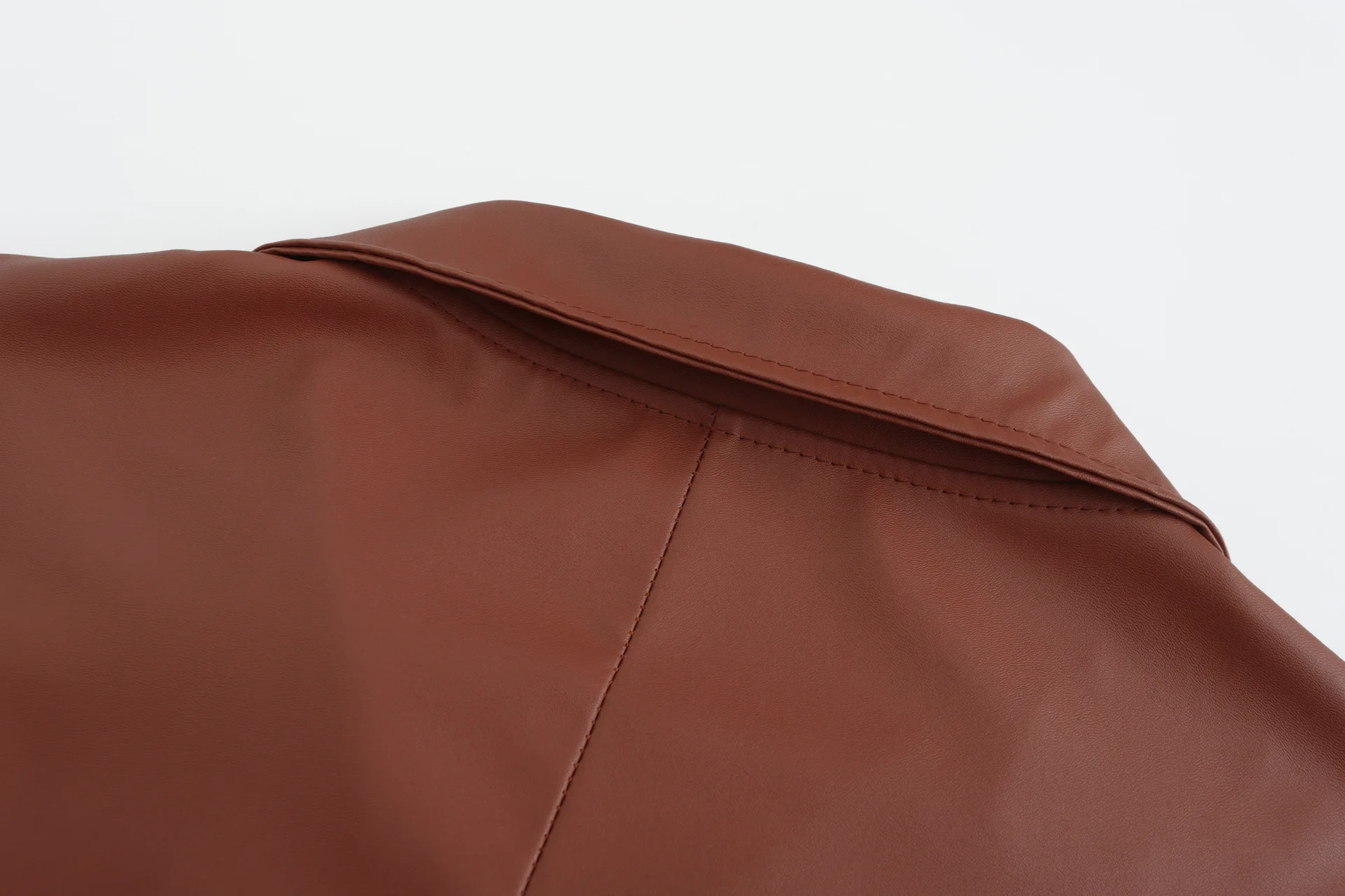 Nouvelles vestes longues en cuir pour hommes 2026 – Manteau trench gothique punk à boutons, col à revers uni, coupe-vent long en PU, manteaux d'hiver en cuir
