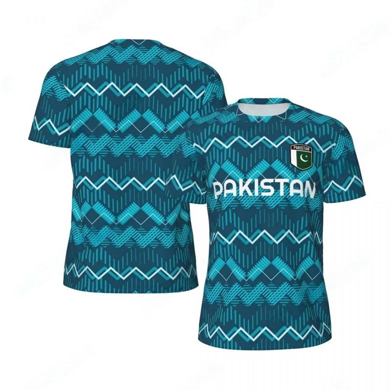 Maillot de Football graphique pakistanais hommes nouvelle mode 3D imprimé sport t-shirt été surdimensionné à manches courtes t-shirt pour homme vêtements