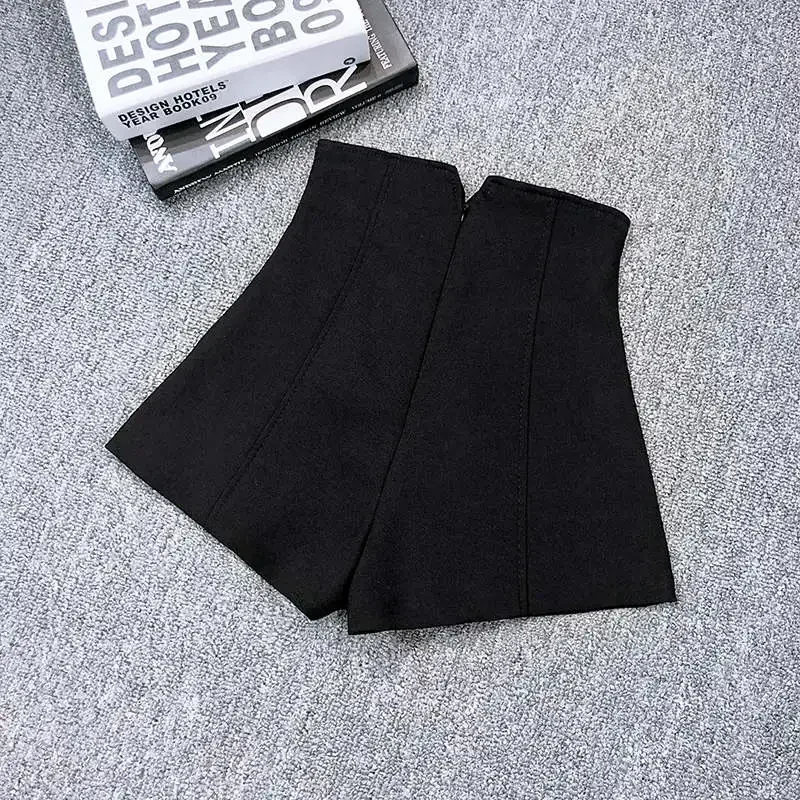 Blanc noir Stretch costume Shorts femmes nouveau Mini court Femme taille haute Shorts femmes pantalons chauds élégant jambe large été Shorts C5378