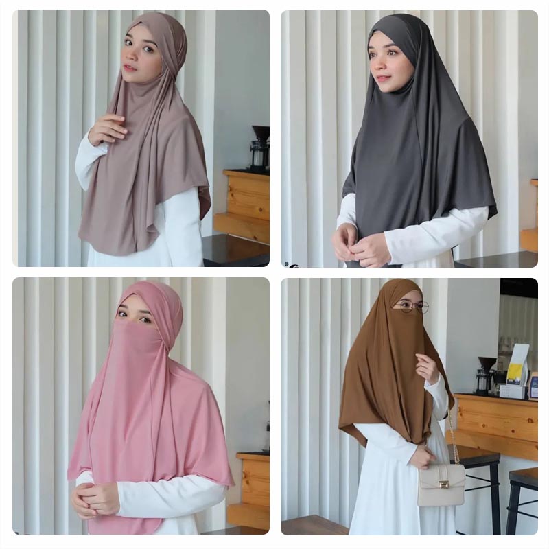 Grande écharpe ethnique musulmane unie pour femmes, Hijab islamique musulman, Turban instantané, écharpes arabes, couvre-chef Khimar (FRNT56CM, BK90CM)