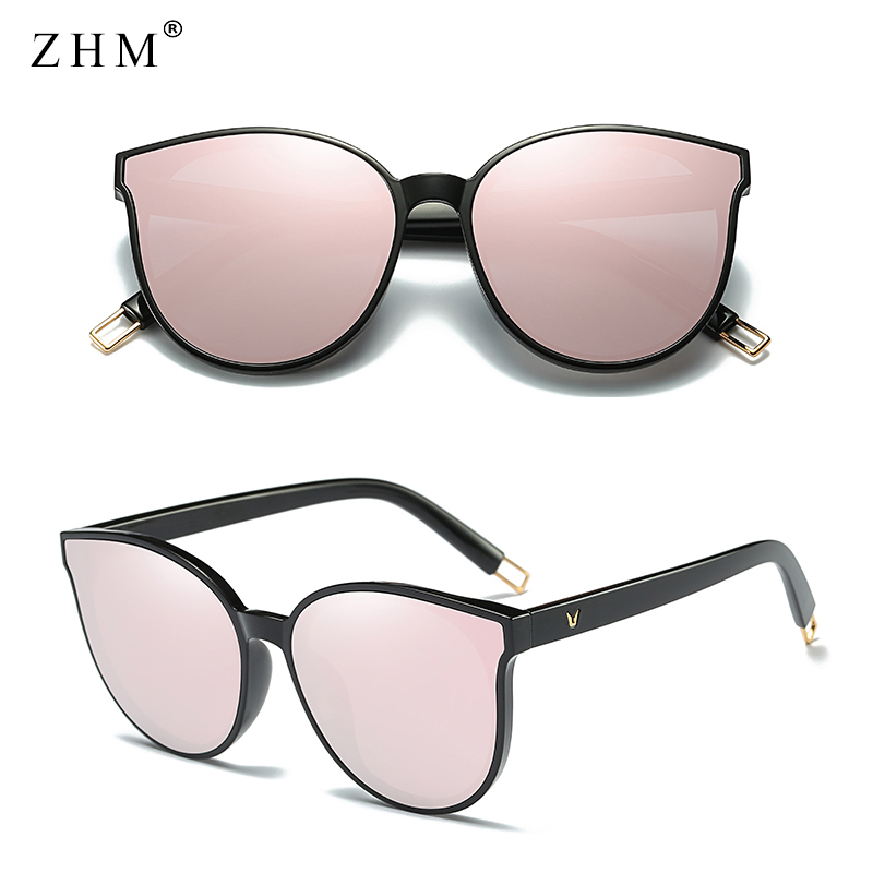 Lunettes De soleil œil De chat élégantes femme couleur luxe lunettes De soleil populaires hommes femme double faisceau lunettes De soleil surdimensionnées Oculos De Sol UV400