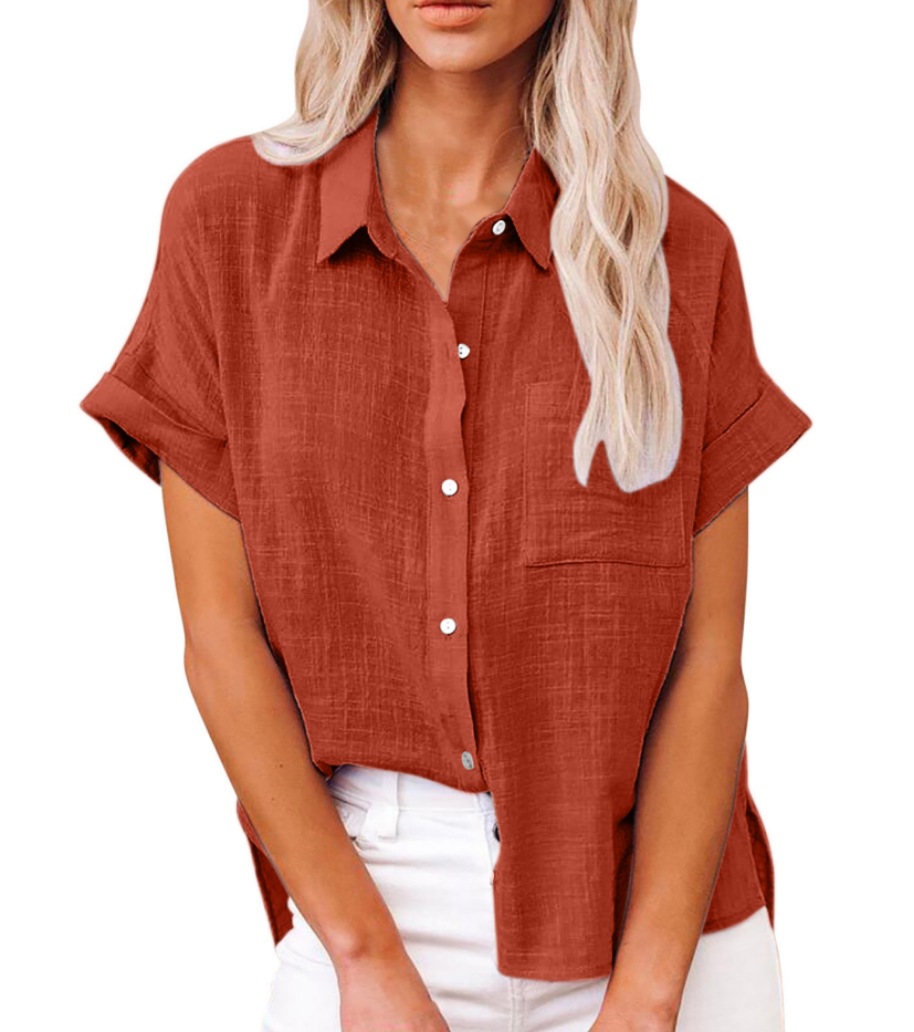 Été femmes dessus de chemise coton lin T-shirt femmes haut Camisas Mujer T-Shirt style décontracté Streetwear ample femme T-Shirts nouvelle chemise
