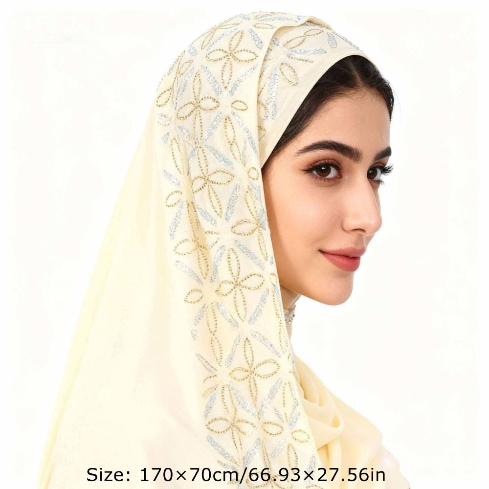 Nouveau turban instantané en mousseline de soie, couleur unie, respirant, châle islamique froissé, hijab uni à couverture intégrale