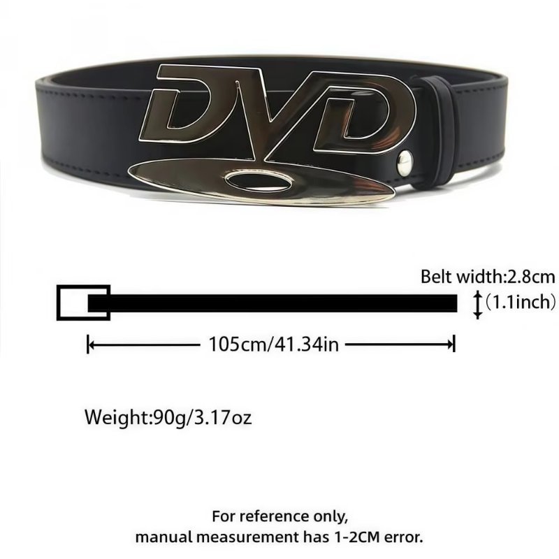 Ceinture à boucle pour femme, nouveau design nostalgique DVD New English, décorative, à porter avec des jeans, polyvalente, au design mode et de niche