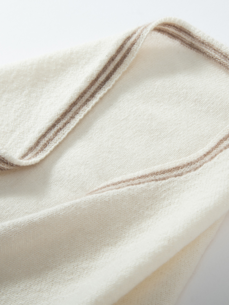 Écharpe triangulaire en cachemire pour femmes, petit châle, chauffe-cou, rayures appliquées, capot polyvalent, Pashmina, accessoires en tricot doux, printemps