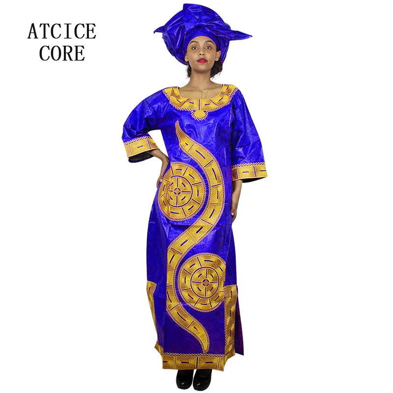 Robe africaine longue en bazin pour femmes, design de mode, nouvelle collection