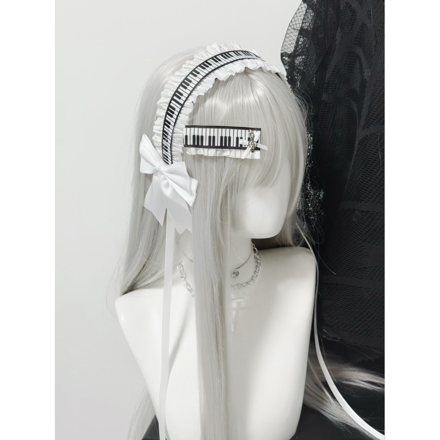 Accessoires pour cheveux Lolita bandeau en dentelle gothique filles article bandeau cheveux femme pinces à cheveux pour cheveux accessoires pour cheveux femme 2025