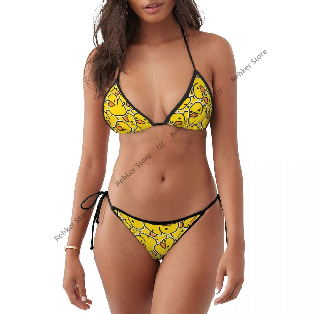 Maillot de bain deux pièces Sexy pour femmes, Bikini, canard, vêtements de plage