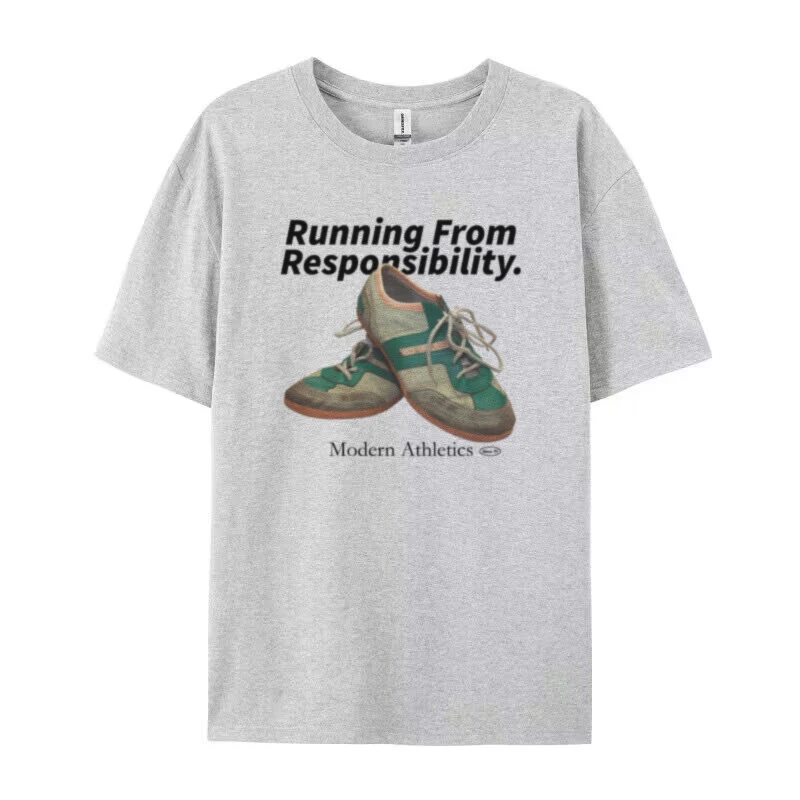 Courir de responsabilité citations drôles T-Shirt Marathon coureur T-Shirt Hippie rétro sport T-Shirt unisexe été haut tendance