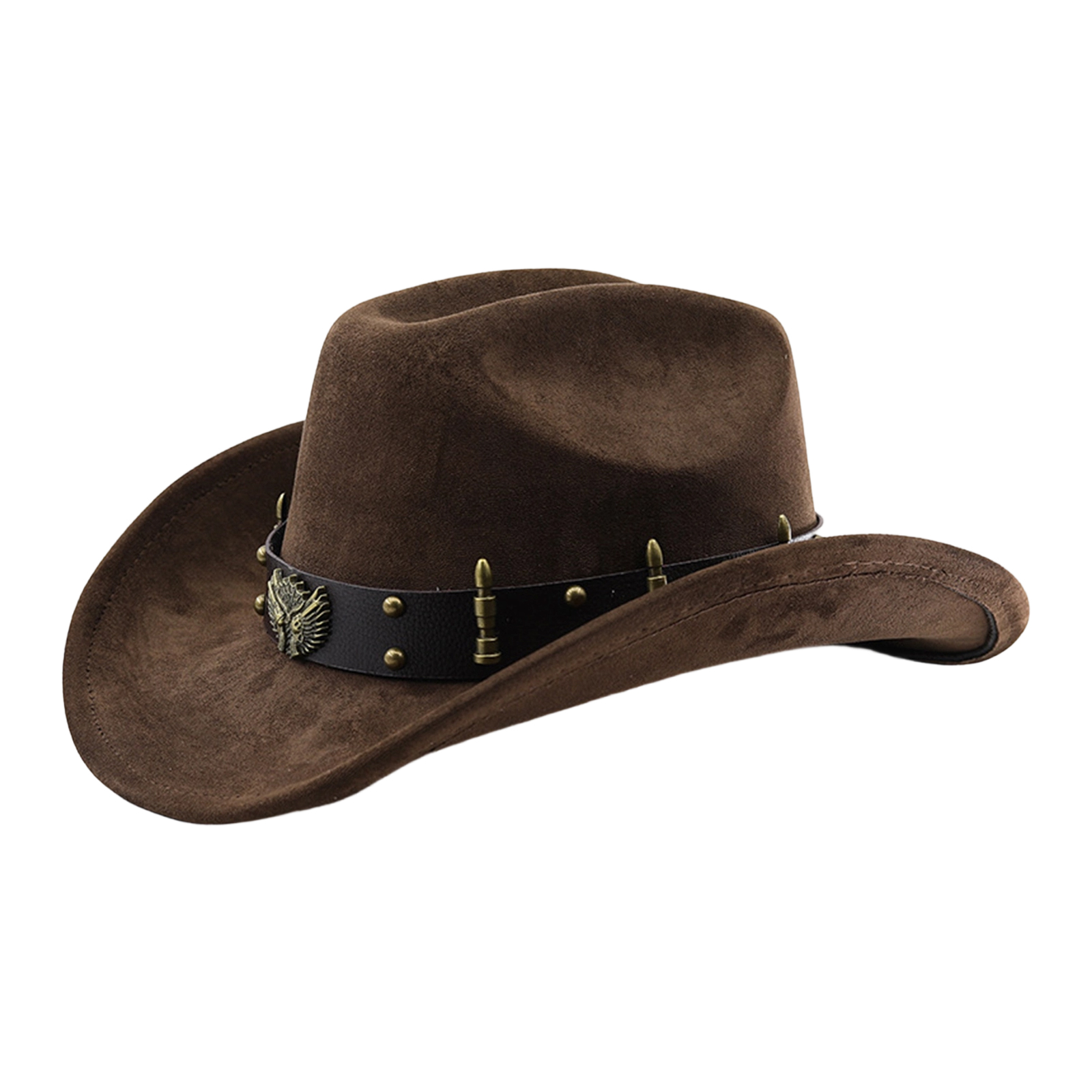 Chapeau de cow-boy en feutre pour femme et homme, avec ceinture, chapeau western élégant, casquette décontractée pour les fêtes en plein air et les clubs