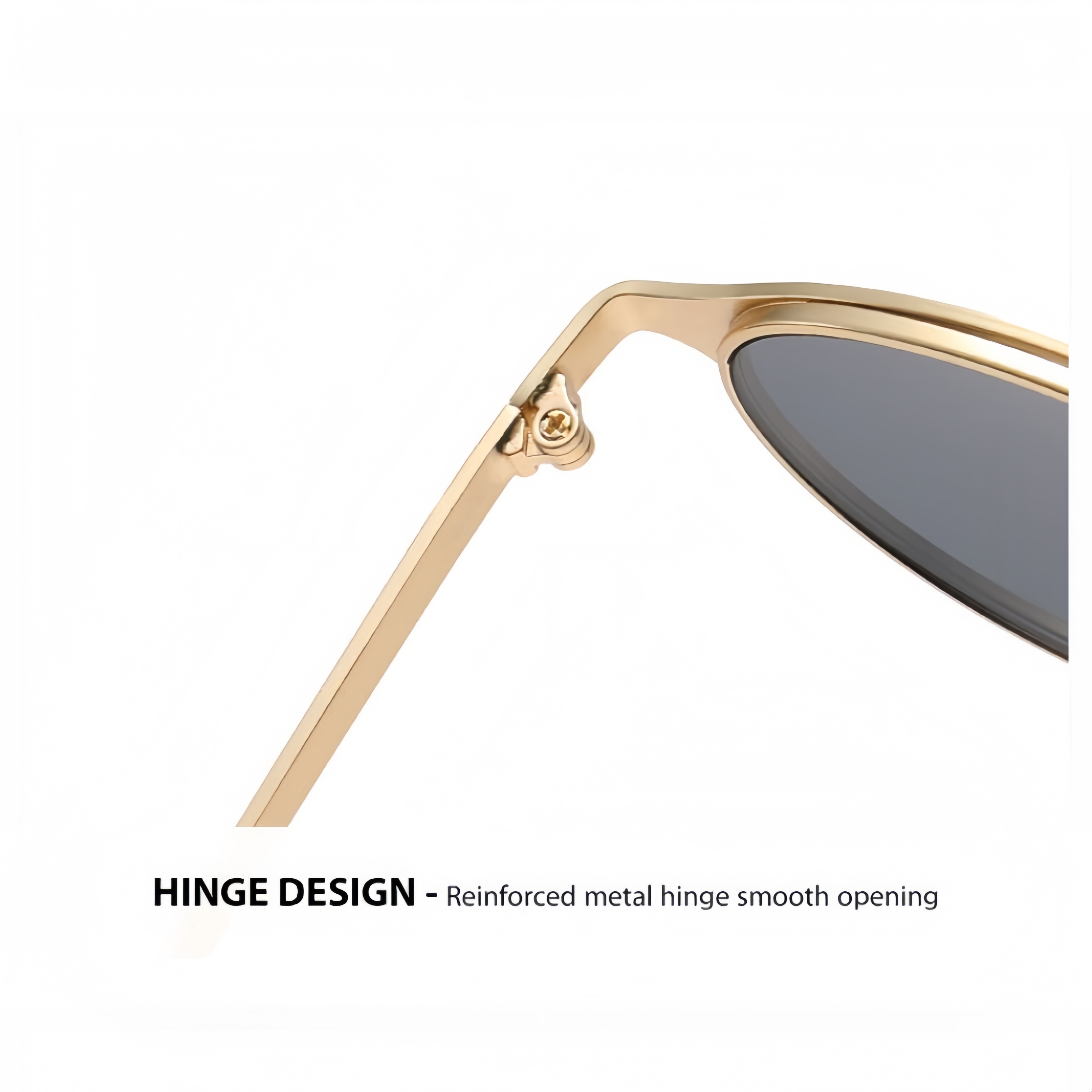 Lunettes de soleil ovales en métal de petite taille, style européen et américain, pour hommes et femmes, tendance et polyvalentes, anti-UV