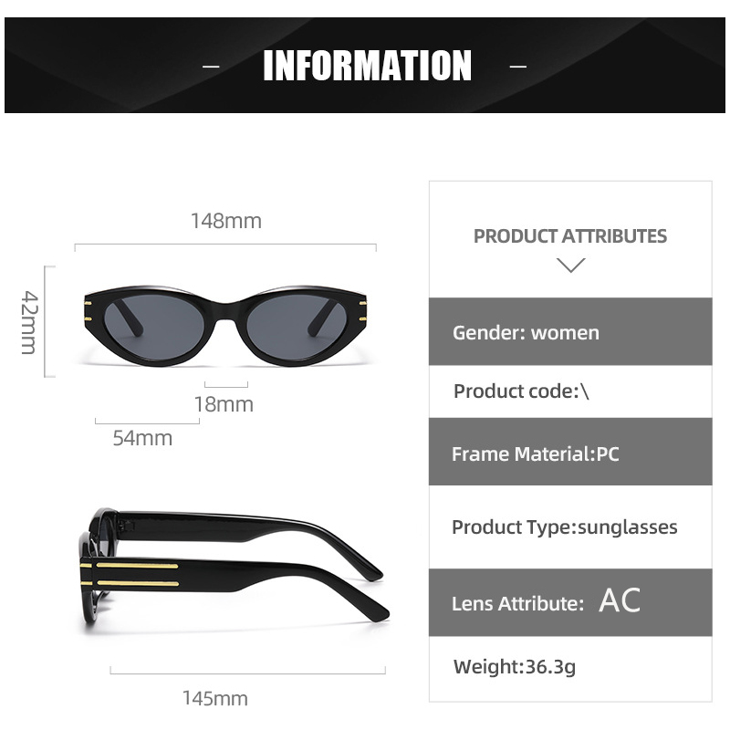Lunettes de soleil tendance vintage de luxe pour femmes et hommes, style œil de chat, rétro, protection UV400, lunettes de soleil, protection solaire.