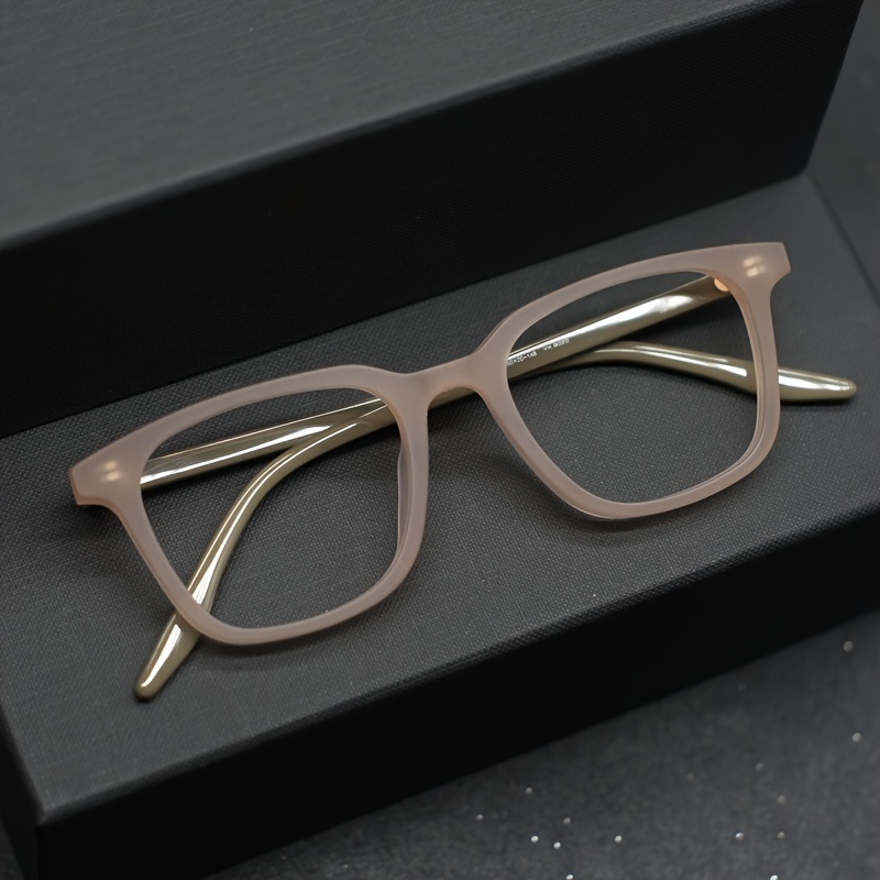 Monture de lunettes carrée unisexe, légère, avec verres transparents, pour femmes et hommes, 1 pièce