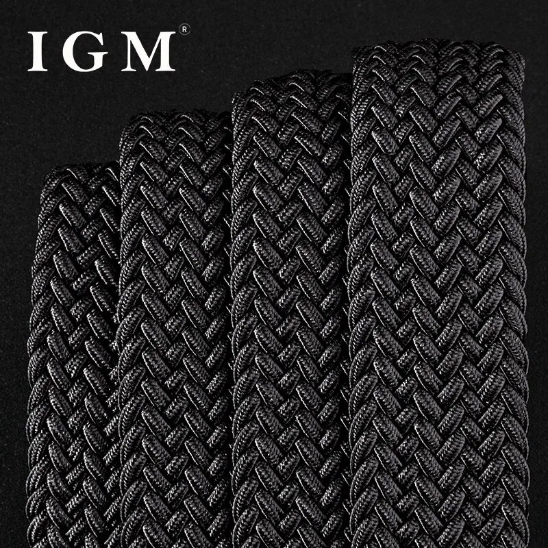 Ceinture pour homme, polyvalente, pour affaires et décontractée, avec boucle à ardillon, en toile élastique, pour garçons, jeunes, étudiants, ceinture tendance, édition coréenne