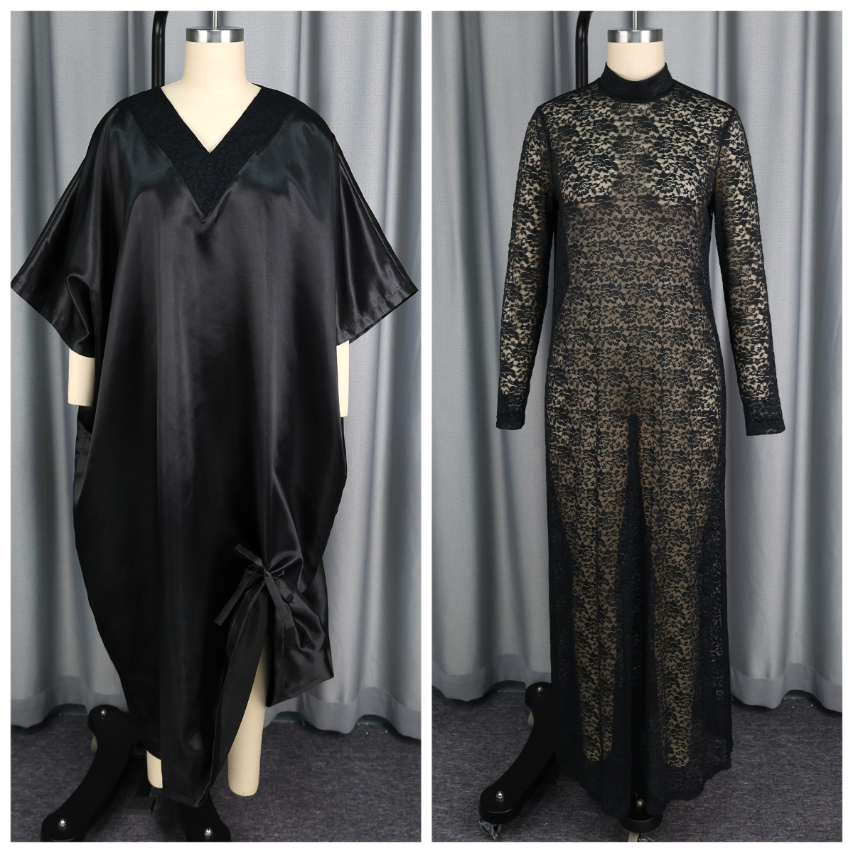 Robes africaines élégantes et brillantes pour femmes, ensemble deux pièces en dentelle à l'intérieur, vêtements traditionnels africains, Dashiki longs et amples