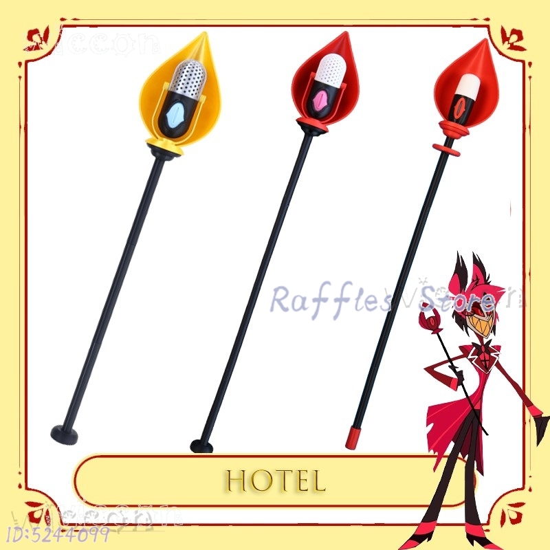 Costumes de carnaval pour adultes, canne Alastor, accessoire de Cosplay, tenue Anime, Design Sexy de haute qualité
