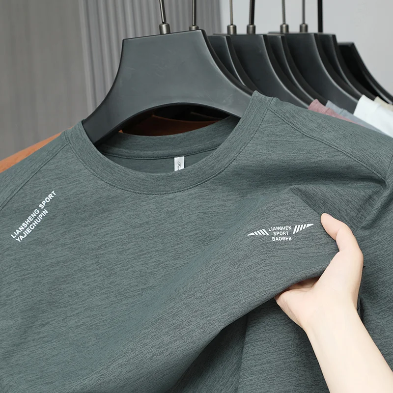 Nouveau T-shirt coréen décontracté à manches courtes et col rond pour homme 2026 – Haut polyvalent, tendance et confortable pour l'été