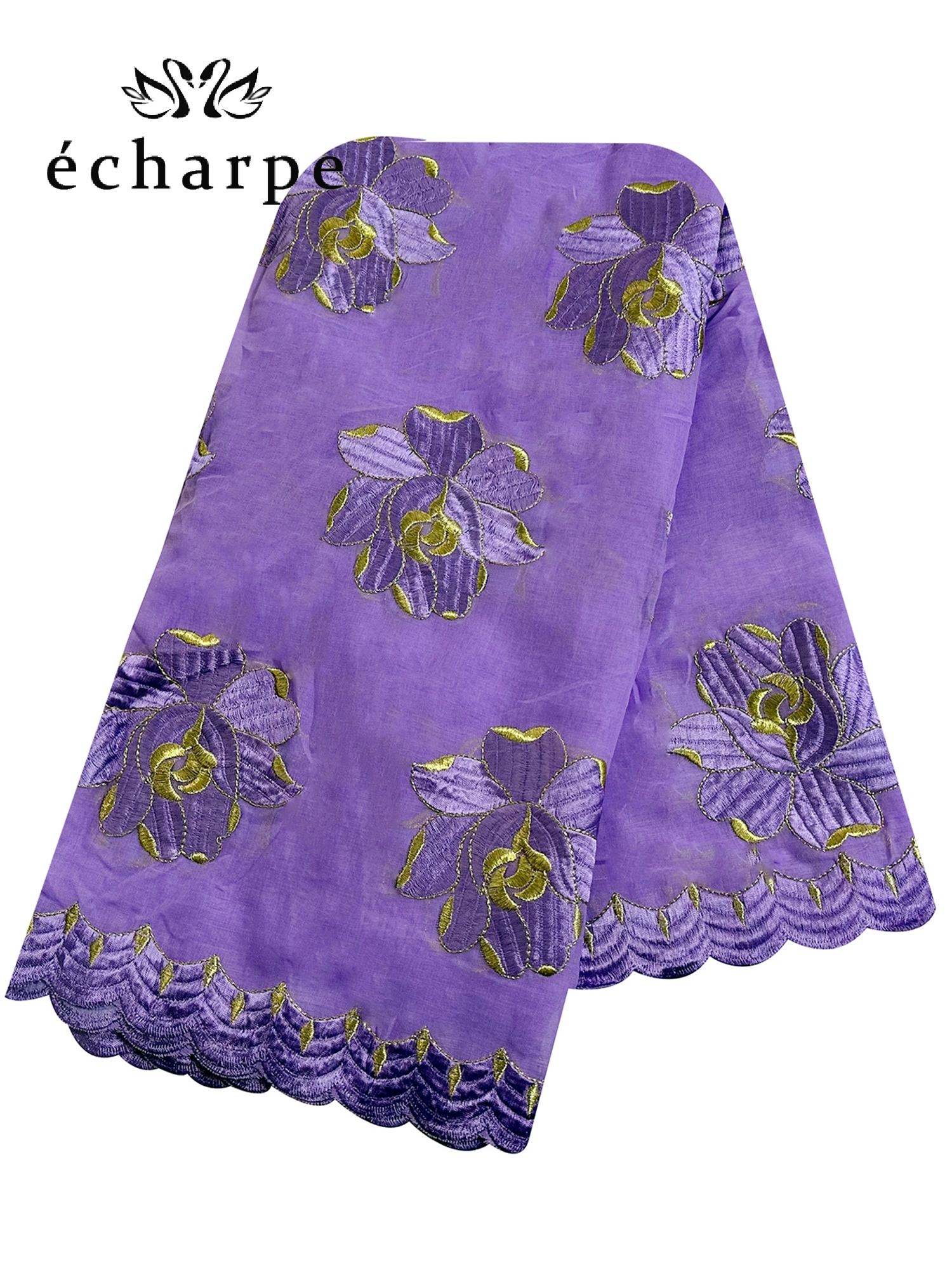 Écharpe africaine islamique pour femmes, Turban Pashmina à la mode, châle brodé en coton, Hijab de fête musulmane pour dames, nouvelle collection 2022, 100%
