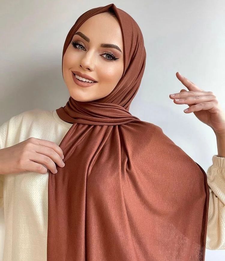 Écharpe Hijab en Jersey de coton pour femmes musulmanes, châle, extensible, facile à utiliser, en Modal, Turban africain foulard musulmane pour femme islam turban femme bonnet hijab echarpe femme turban femme musulman