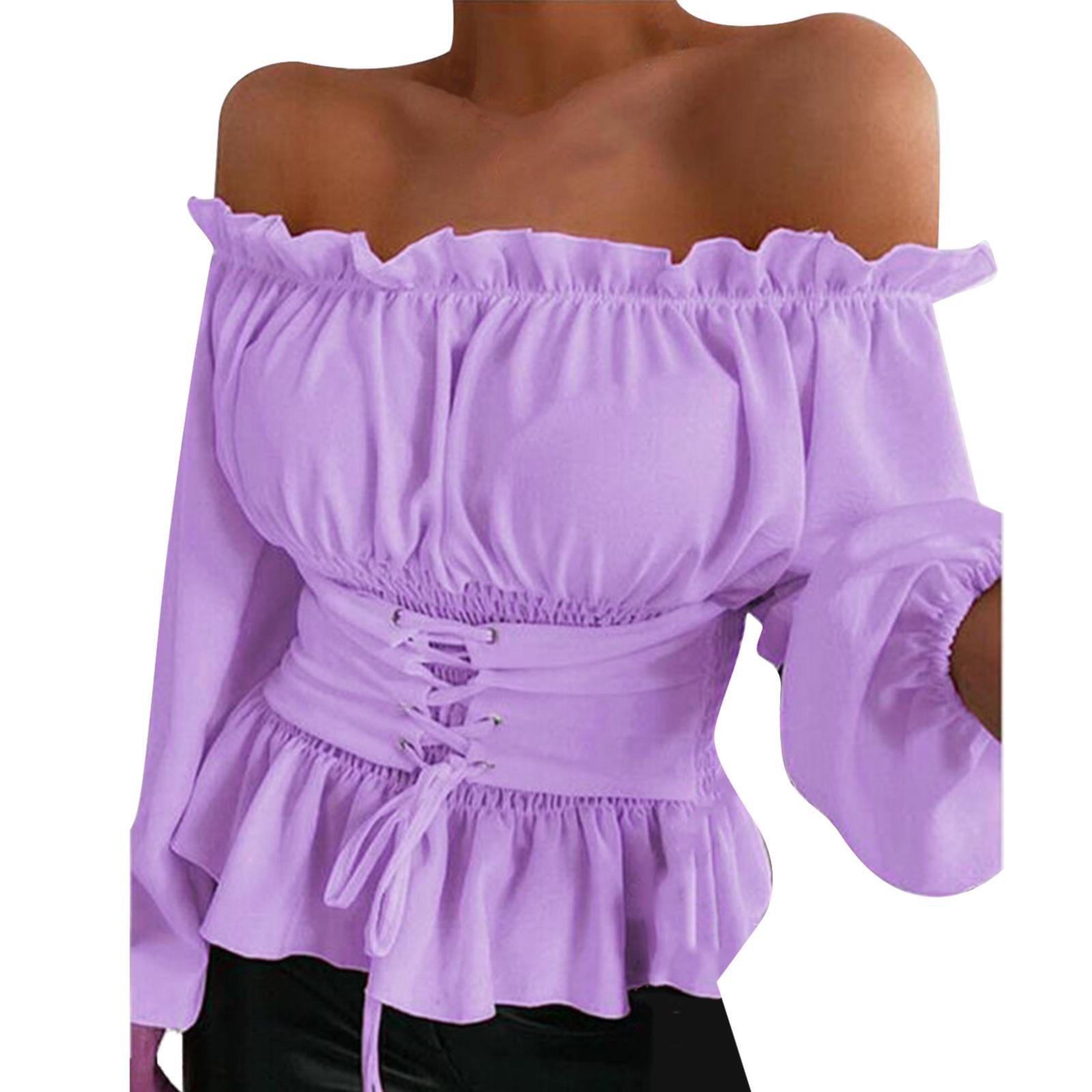 Tunique Sexy Décontractée à Lacets pour Femme, Vêtement Gothique, Chic, avec Nministériels d, Couleur Unie, Y2k