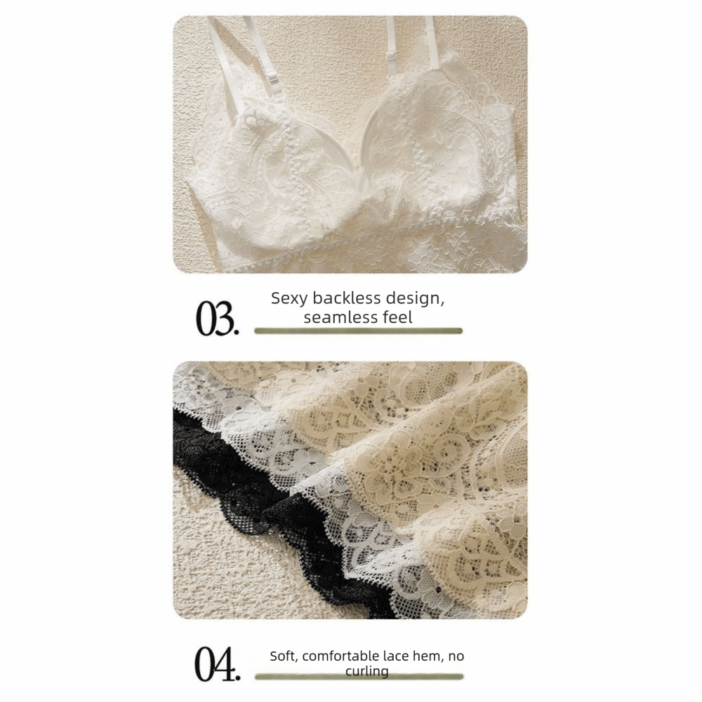 Débardeur court en dentelle française sans couture, à porter seul, pour fille, col en V avec coussinets de poitrine, camisole avec coussinets, sous-vêtement, débardeur