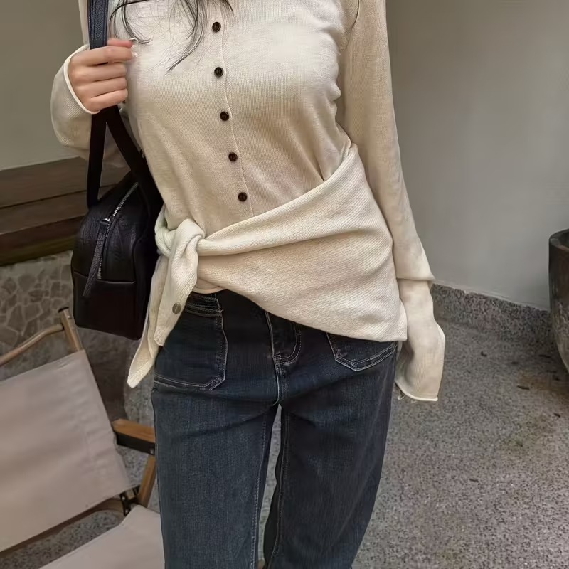 Écharpe triangulaire en tricot (1-10 pièces) – Ambiance élégante, confortable et chaude pour la tête et le cou – Idéale pour l'automne, l'hiver, les tenues quotidiennes et les soirées en ville