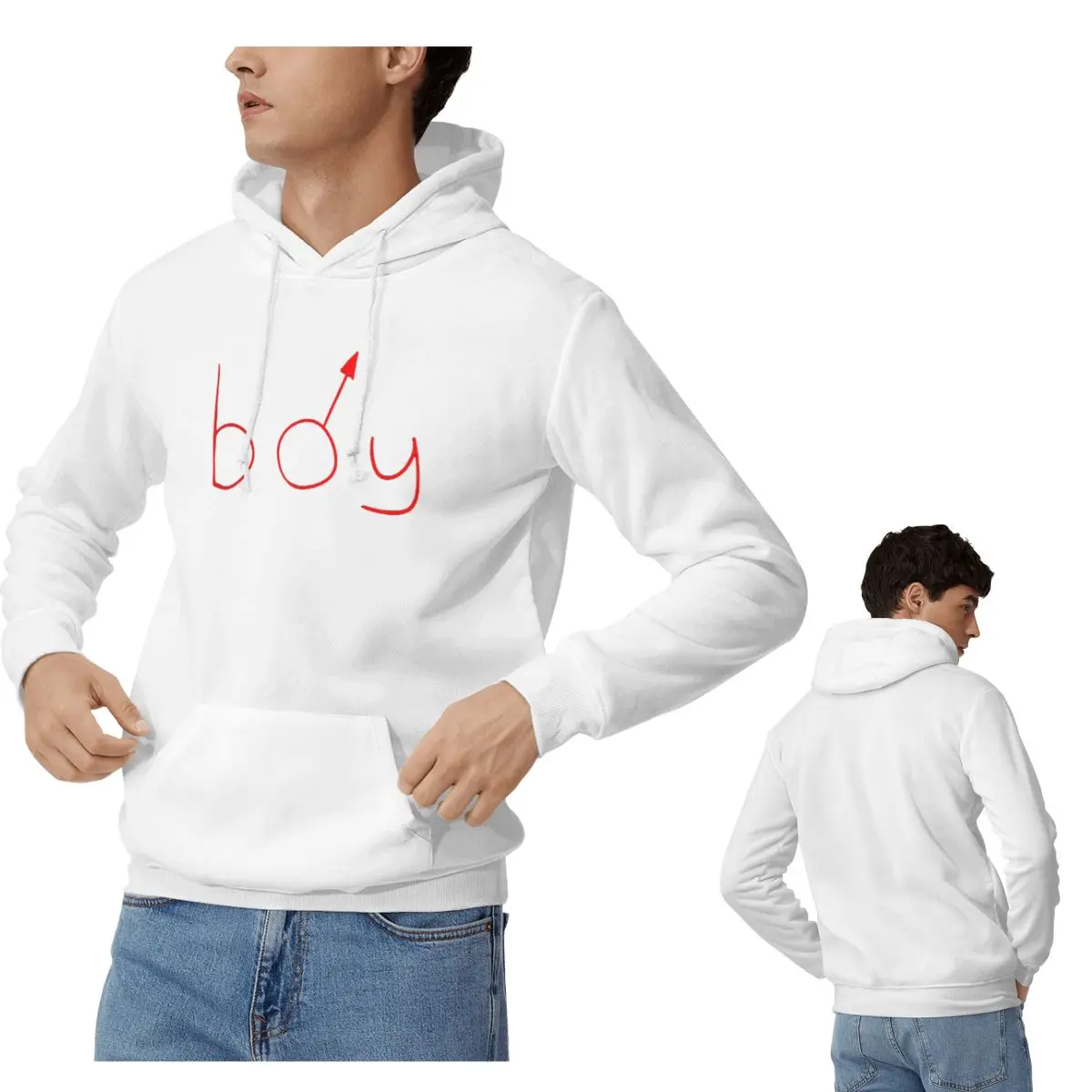 Boymoder chapeau et chemise à capuche hommes femmes pull décontracté sweat mode à manches longues vêtements automne hiver