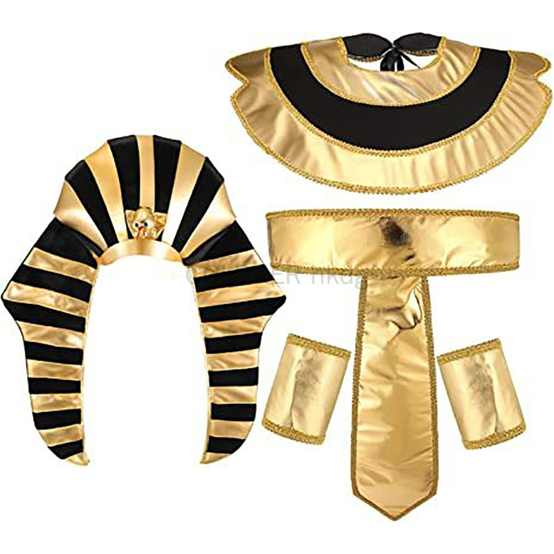 Costume égyptien pour adultes, Kokor romain, robe de paupières cosplay, tenue d'Halloween, accessoire