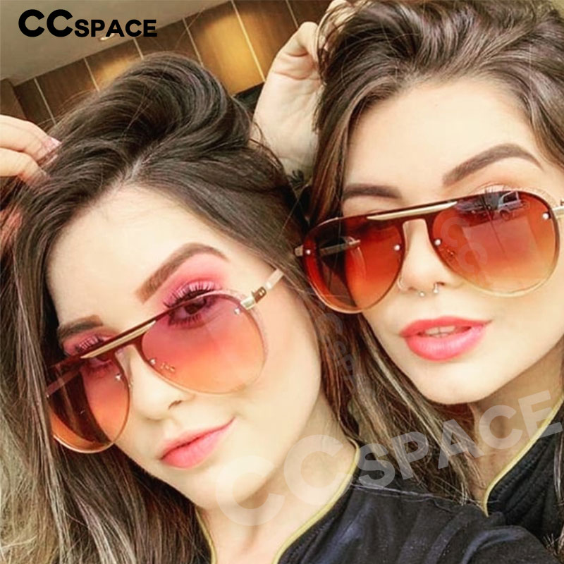 Lunettes de soleil roses vintage pour femmes, lunettes de soleil à grande monture, miroir, lunettes de mode, nuances rétro des années 2000, 46192
