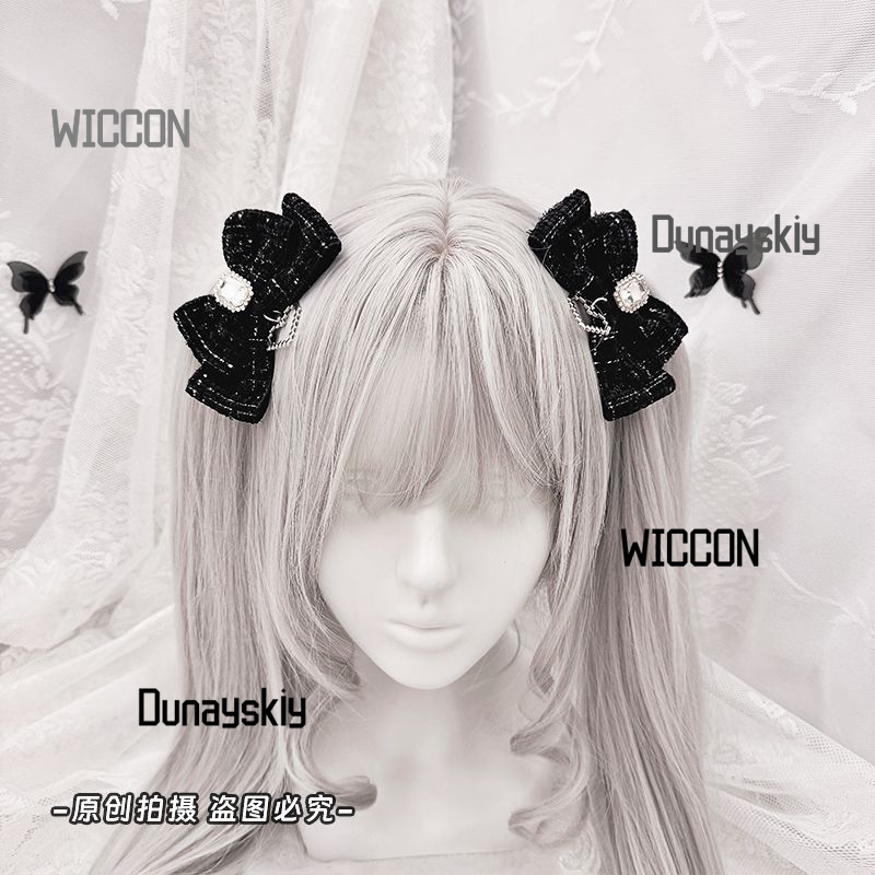 Jirai Kei Y2K Cosplay Costumes accessoires Cool Punk Kawaii japonais belle gothique arc fête quotidienne Halloween Cosplay