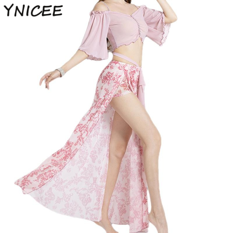 Costume de danse du ventre orientale pour adultes, jupe de danse du ventre pour femmes, ensemble de spectacle sur scène, robe supérieure pour dames, vêtements de danse du ventre