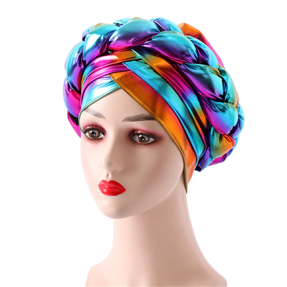 Croix front africain Turban casquette mode femmes bandeau chapeau musulman