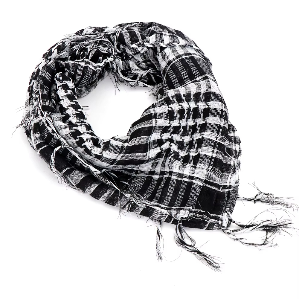 1 Pack Foulard Musulman en Gaze Arabe du Désert pour Hommes et Femmes, Protection Solaire, Coupe-Vent, pour la Randonnée