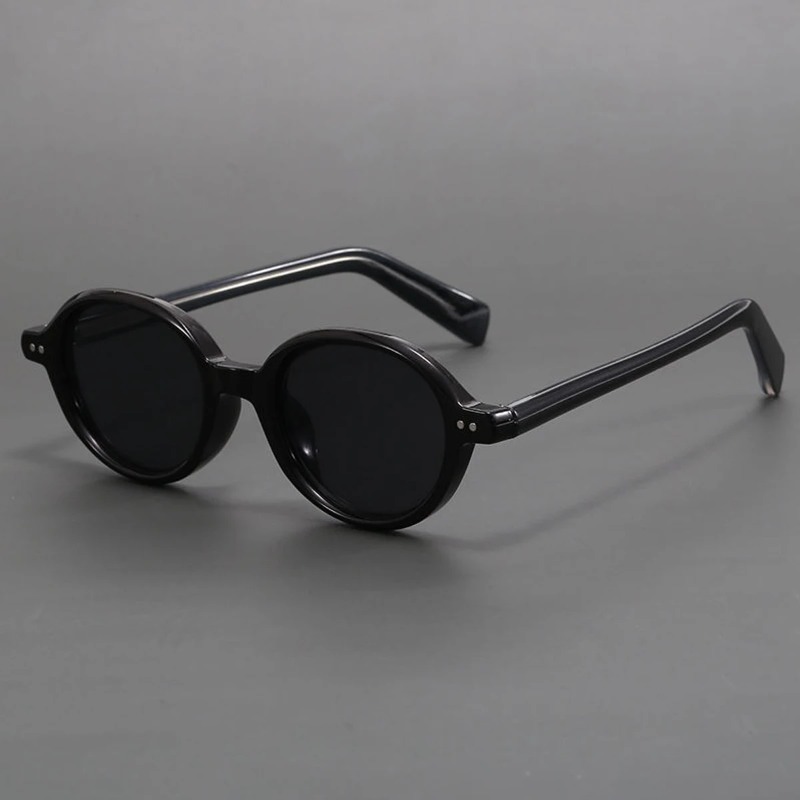 Lunettes de soleil rondes unisexes en plastique, tendance, pour la photographie de rue et les sorties à la plage, accessoires de conduite